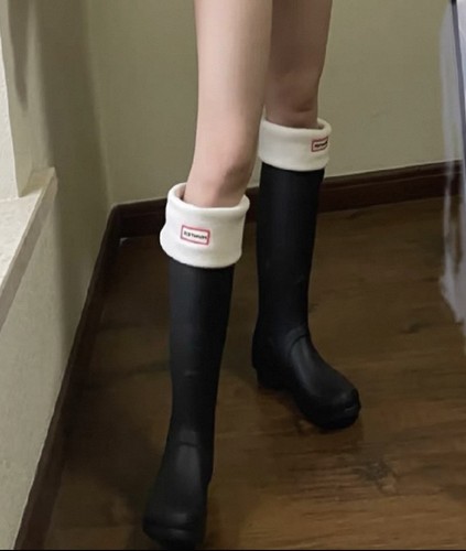 New hunter rain boot with - new,