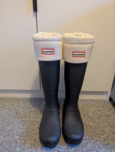 Hunter rain boot with - rain, fleece