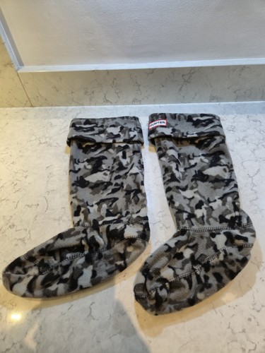 Hunter fleece welly socks tall - hunter,